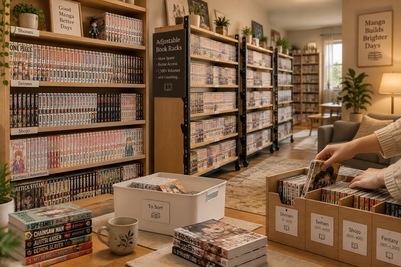 Ranger et exposer sa collection de mangas : etageres et solutions de rangement